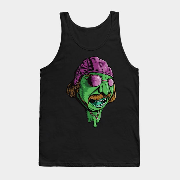 Leader of the Pack Green Tank Top by punkcinemaart